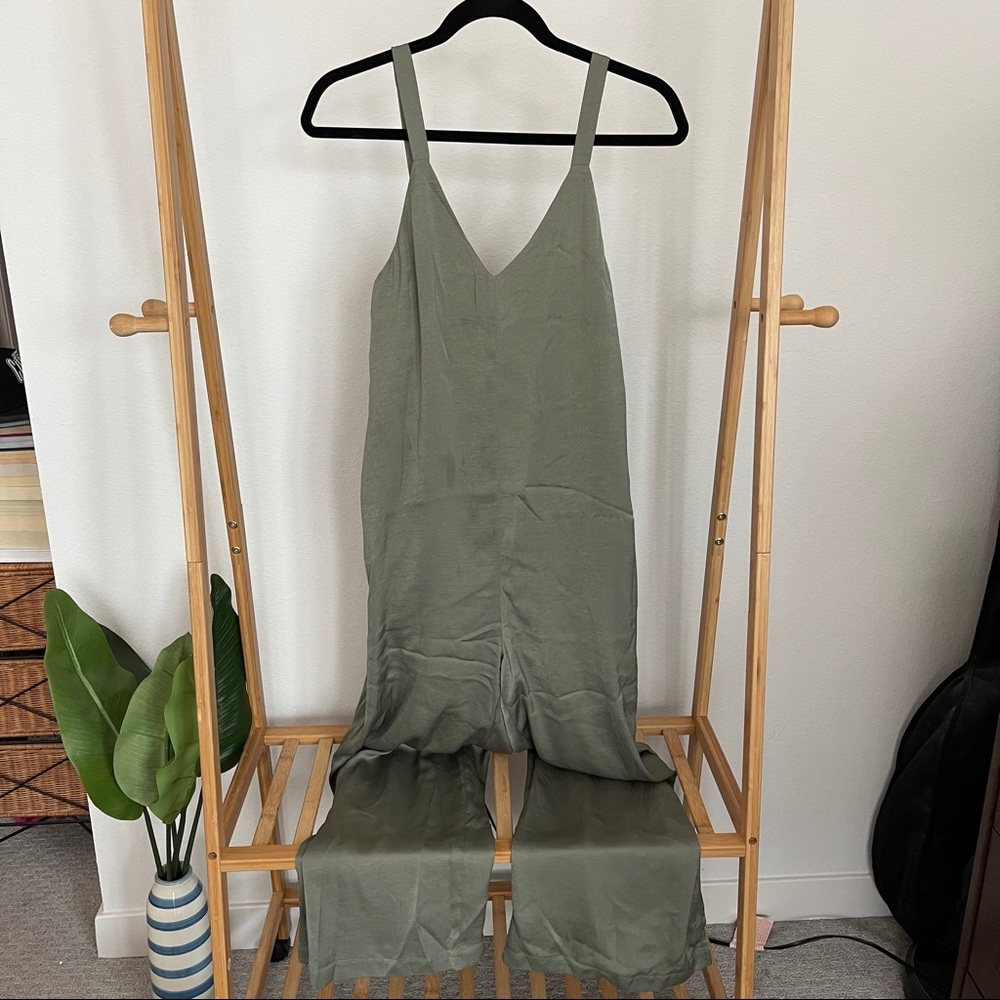 Olive green dRA Los Angeles jumpsuit